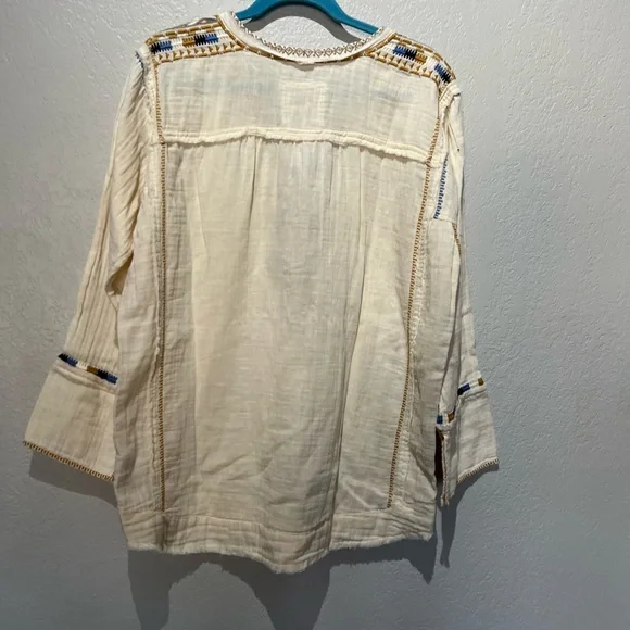 Johnny Was tunic cotton size small - Picture 3 of 5